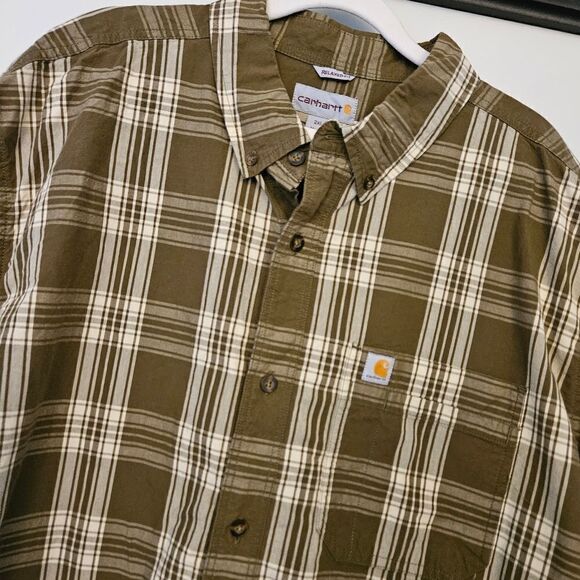 Carhartt Plaid Button Down Shirt - Picture 6 of 6